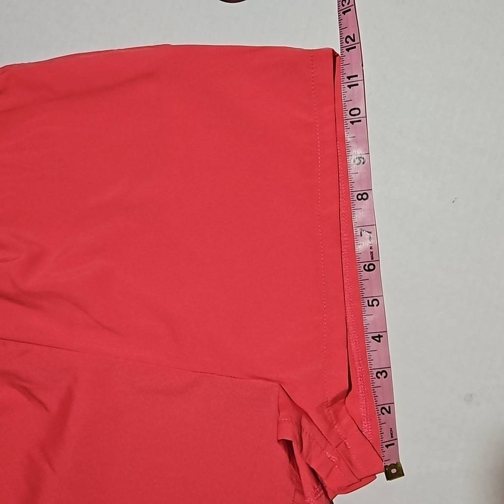 Coral Lightweight Halter Romper With Pockets - Picture 11 of 12
